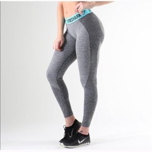 Gym Shark Flex Leggings Classic S Small Gray